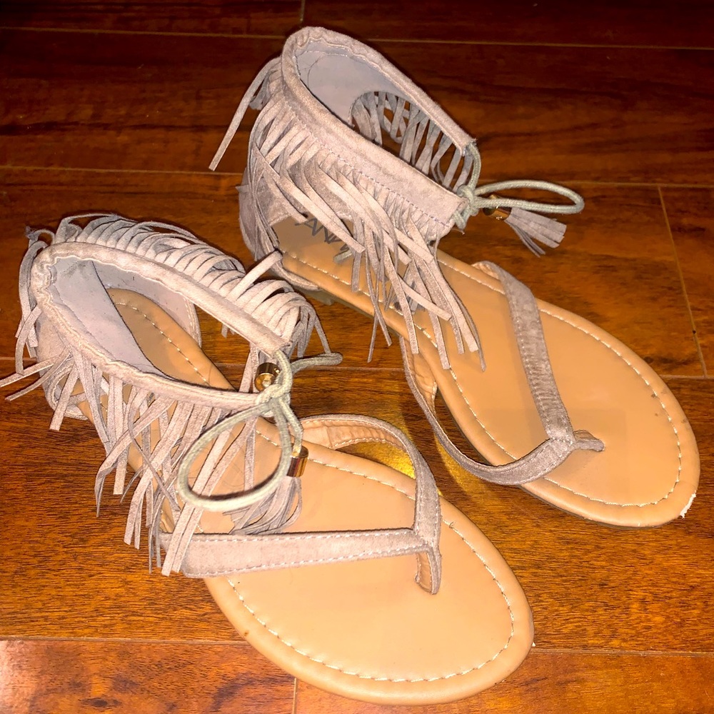 Fringe Sandals